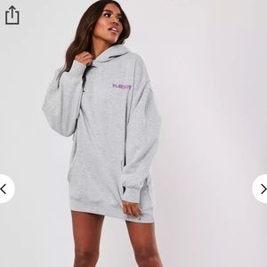Playboy x Missguided size 0 NEW Hoodie Dress